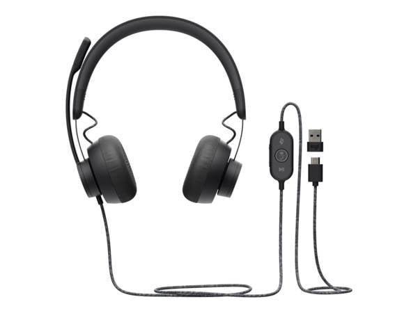 Logitech Geen extra informatie beschikbaar.  On Ear headset Vezetékes Stereo Többszínű mikrofon zajelnyomás Hangerő szabályozás Számítógép