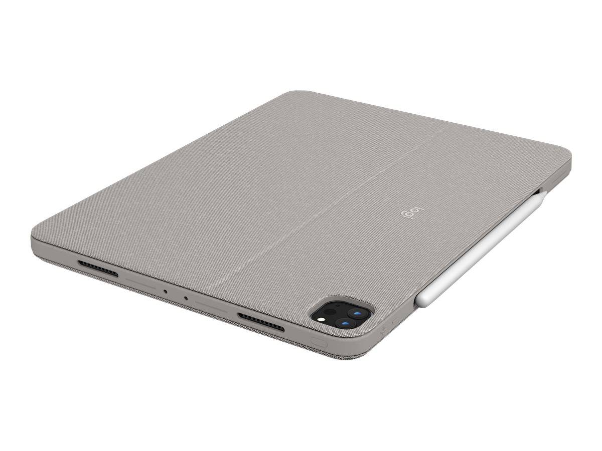 Logitech Combo Touch Tablet billentyűzet tokkal Alkalmas márka (tablet): Apple iPad Pro 12.9 (5. generációs), iPad Pro 1-4