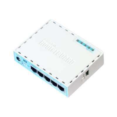 Mikrotik Mikrotik RB750GR3 wired router Gigabit Ethernet Turquoise White Router-0