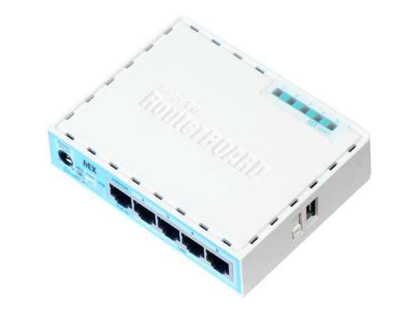 Mikrotik Mikrotik RB750GR3 wired router Gigabit Ethernet Turquoise  White Router