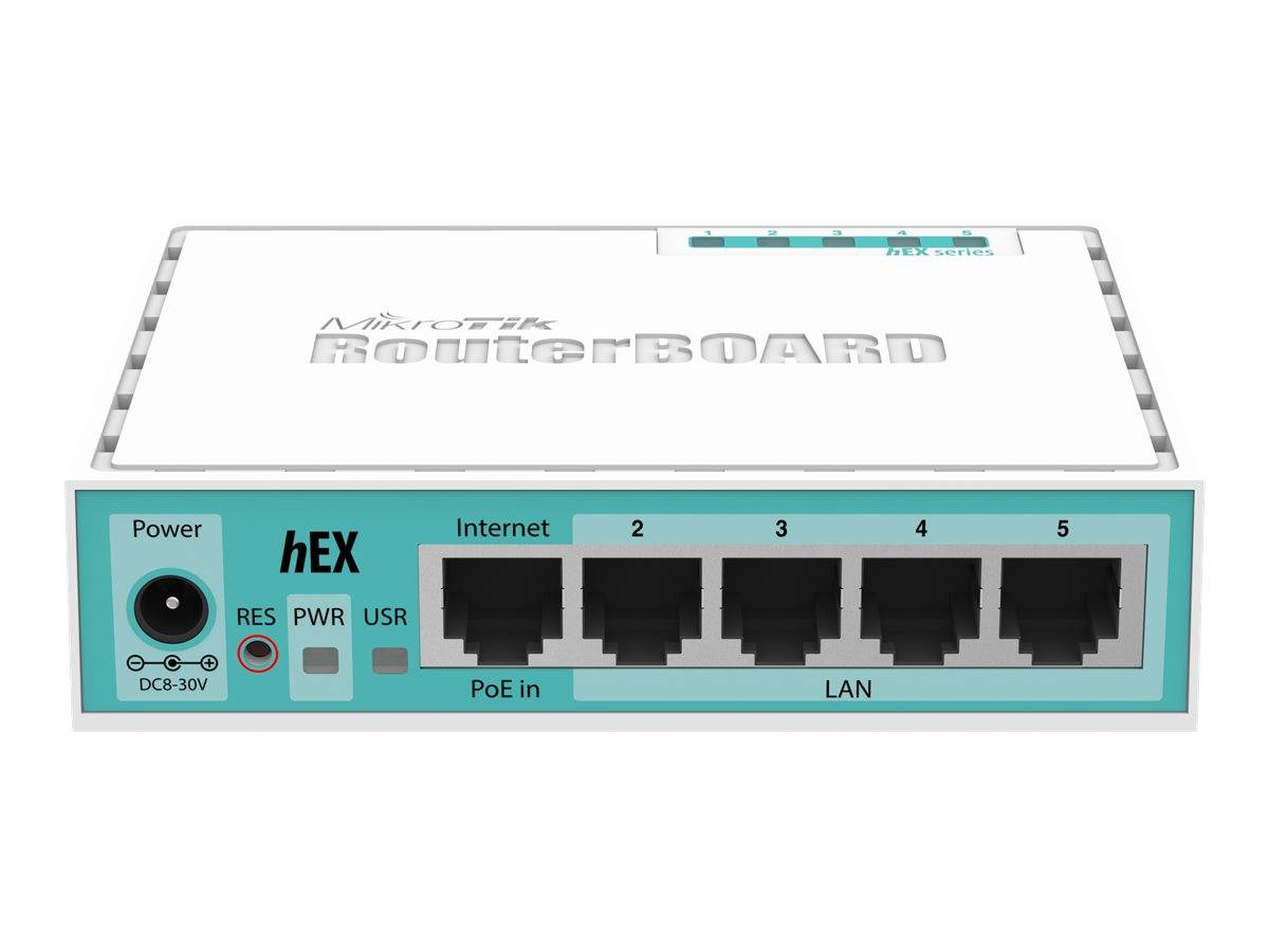Mikrotik Mikrotik RB750GR3 wired router Gigabit Ethernet Turquoise White Router-6