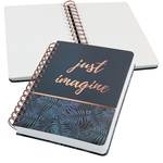 Spirál notebook Jolie® misztikus dzsungel csak képzelje el, keménytáblás, pontmeghatározó (kockás), hasonló az A5-hez, számos funkcióval