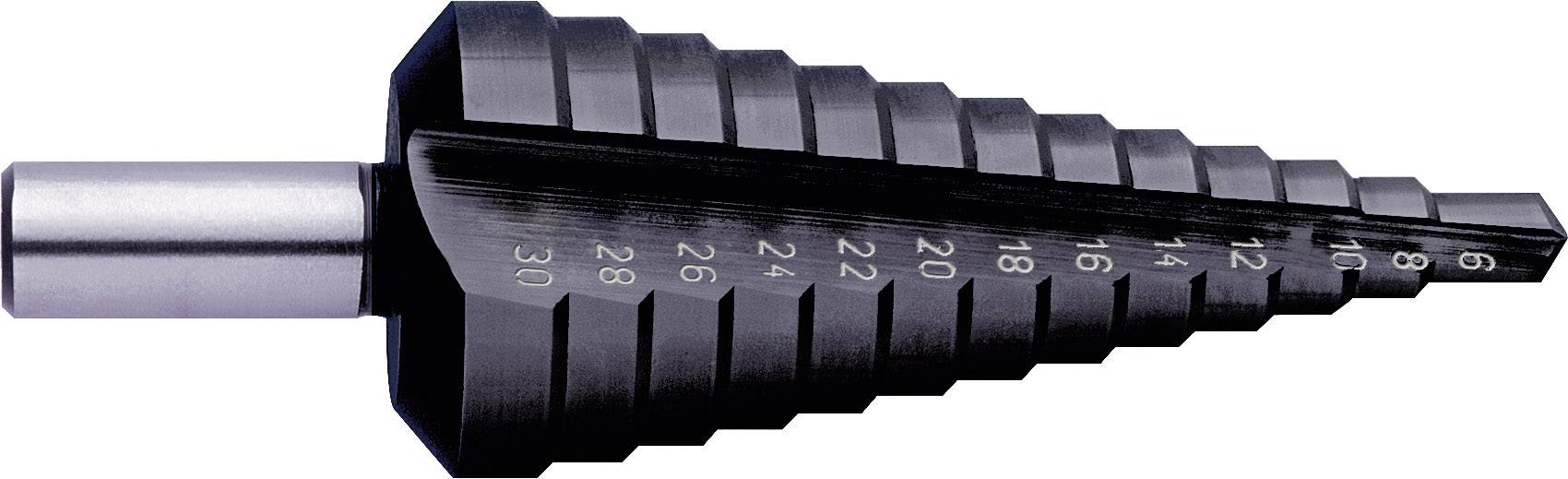 Exact 50061 HSS Fokozatfúró Teljes hossz 80 mm TiAIN 3 oldalú szár 1 db