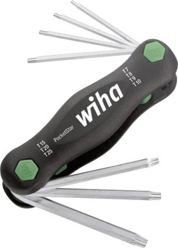Wiha Torx összecsukható csavarhúzó, T7/8/9/10/15/20/25