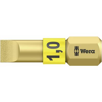 Wera hatszögű csavarhúzó bit, arany bevonattal, 1.0-ás méret.