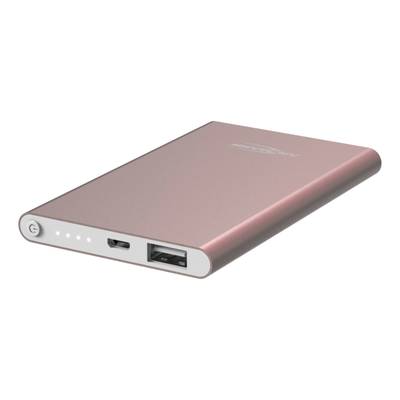 Ansmann  Powerbank 4000 mAh Smart IC LiPo Mikro USB, USB Rózsa állapotjelző