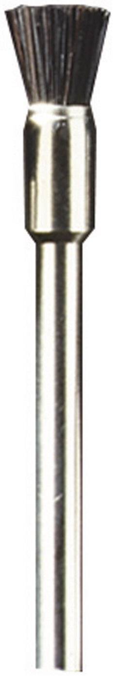 Fém foglalatú ecset fémszálakkal, precíziós csiszoláshoz vagy polírozáshoz műhelyekben vagy barkácsprojekteknél használható.