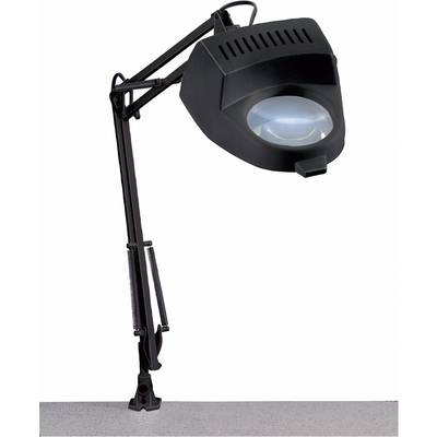 Asztalra szerelhető nagyítós lámpa 60 W 2x-es nagyítással, lencse átmérő: 100 mm Toolcraft-0