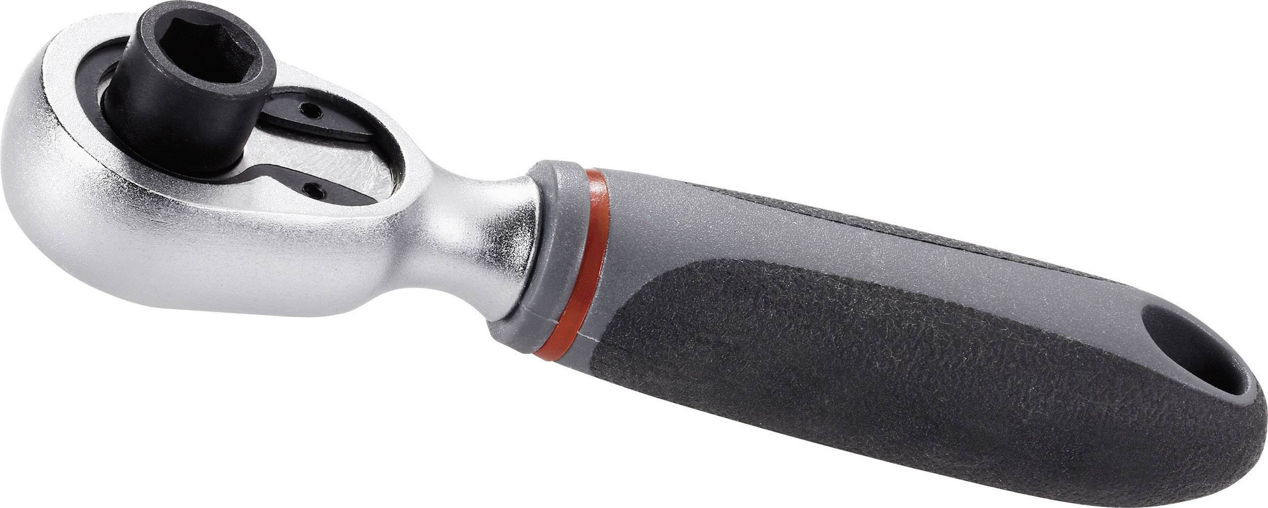 Mini racsnis kulcs, mini-bitekhez, hatlap felfogással 6,3 mm TOOLCRAFT Hossz 103 mm-1