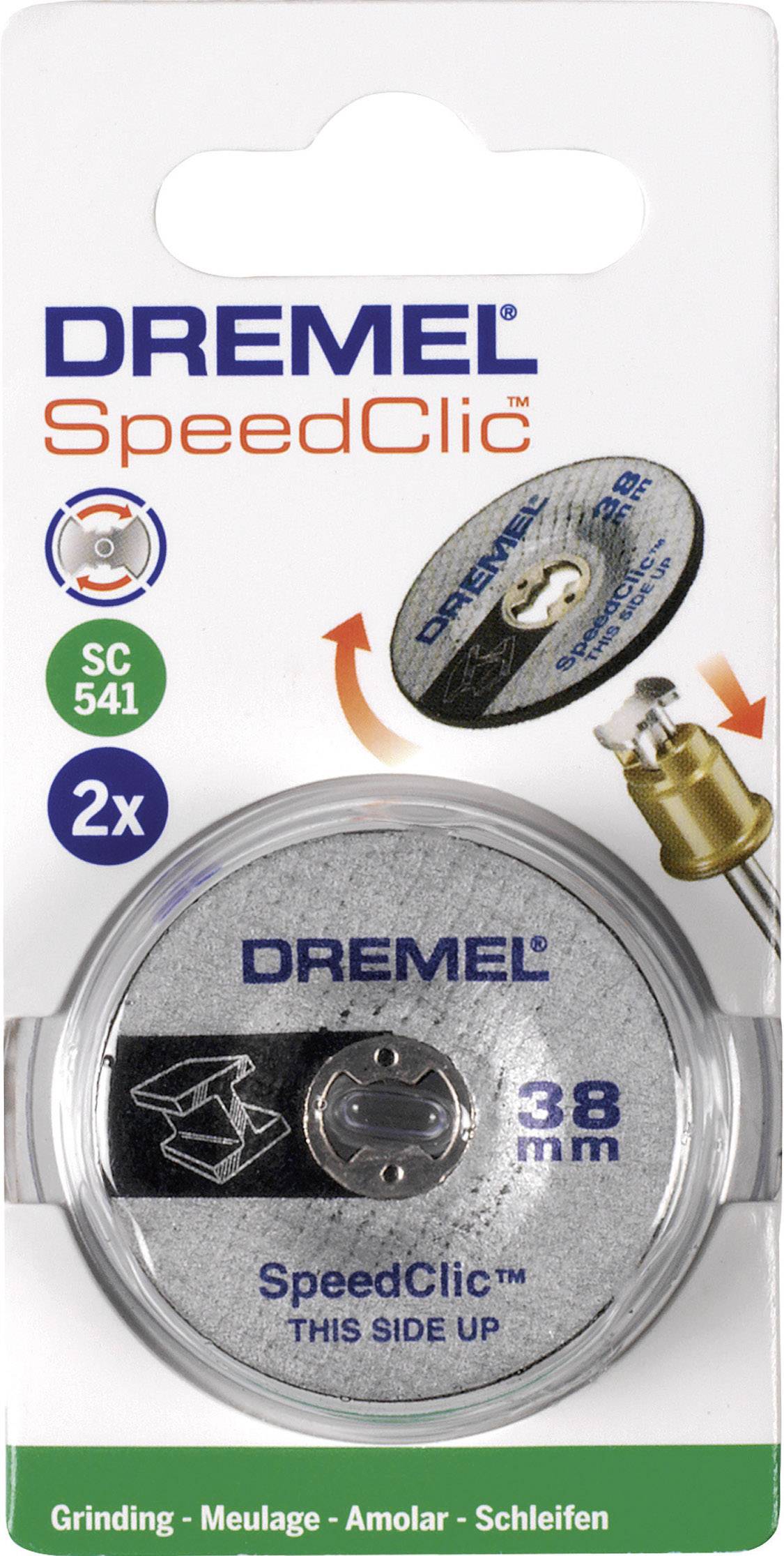 DREMEL EZ SpeedClic SC541 Köszörűkorong, 2 db, 2615S541JA