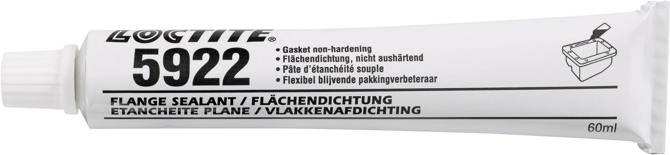 Fehér Loctite 5922 felülettömítő cső, nem keményedő, 60 ml. Alkalmas tömítési feladatokra gépészeti alkalmazásoknál.