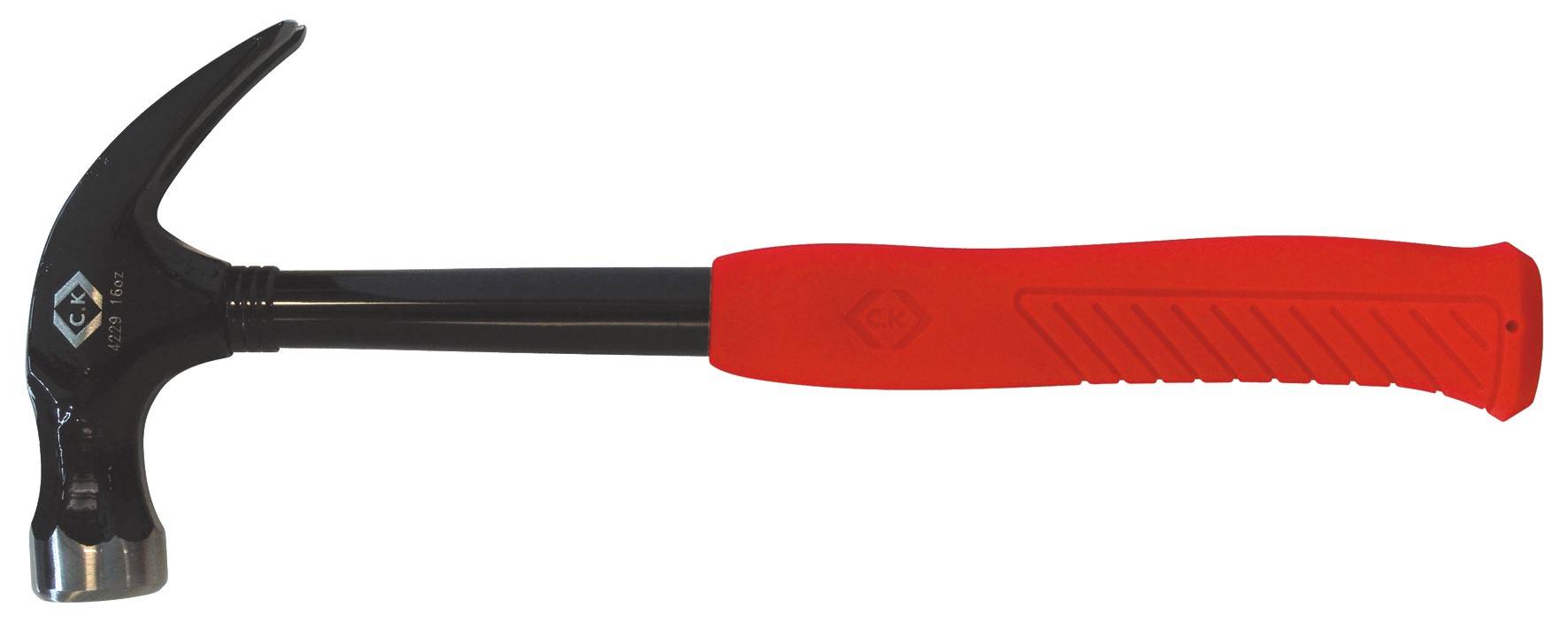 C.K. T4229 16 Szeghúzó kalapács, neon színű nyéllel 454 g