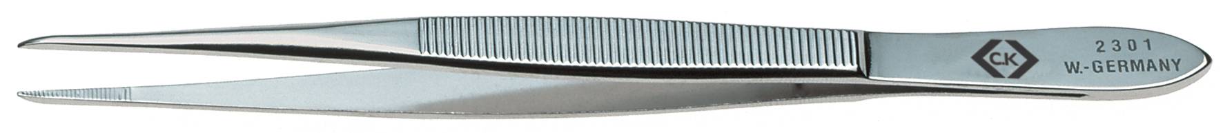 C.K. Univerzális csipesz 115mm 4.1/2 lekerekített hegyekkel T2301