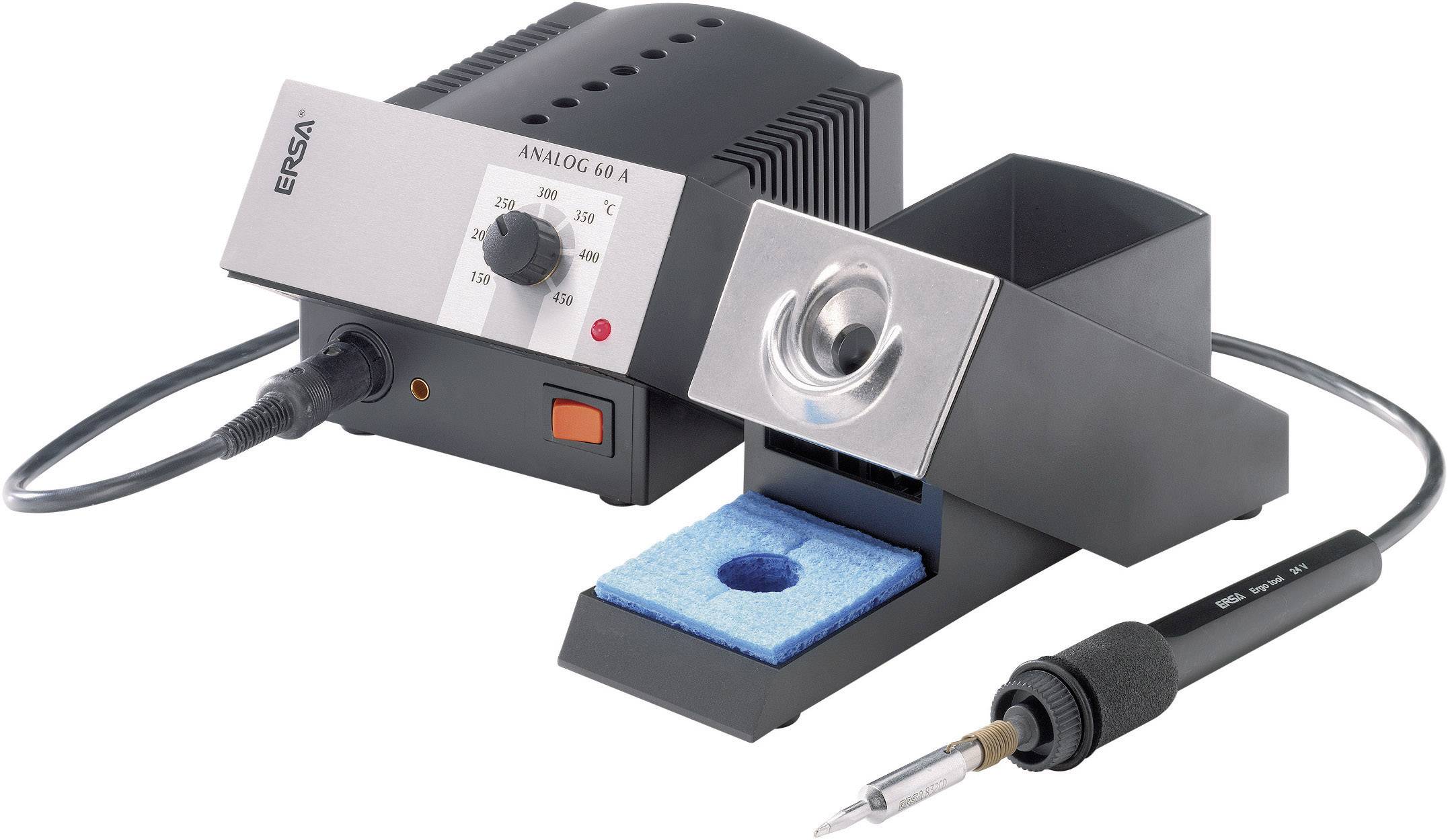 Analóg forrasztóállomás, antisztatikus 60 W 150 - 450 °C Ersa 60A-0