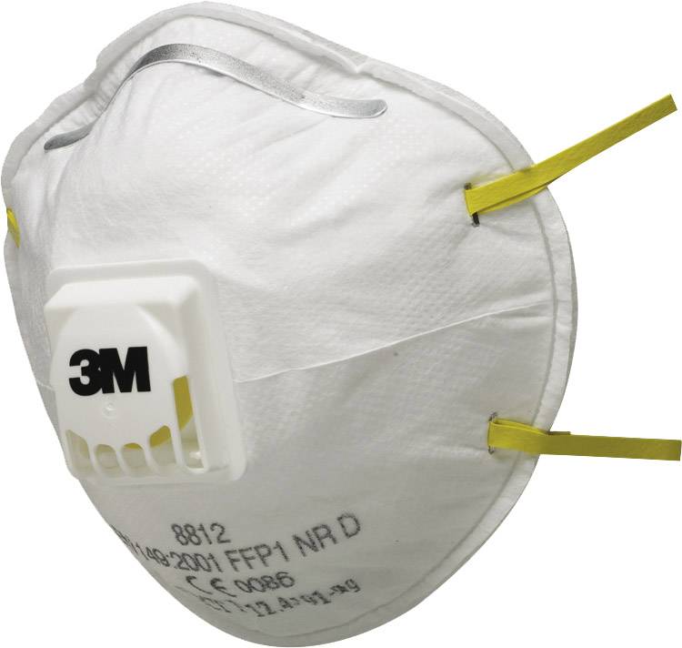 Finom por ellen védő szájmaszk szeleppel FFP1 10 db, 3M 8812