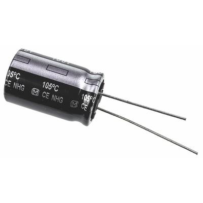 Elektrolit kondenzátor, radiális, álló, RM 7,5 mm 330 µF 100 V 20 % Ø 16 mm Panasonic ECA-2AHG331