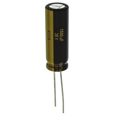 Elektrolit kondenzátor, radiális, álló, RM 5 mm 1500 µF 35 V 20 % Ø 12,5 mm Panasonic EEU-FC1V152L