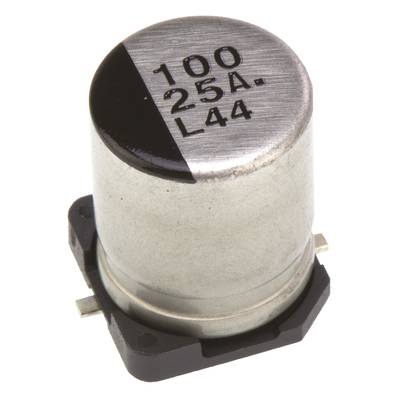 SMD elektrolit kondenzátor 100 µF 25 V 20 % Ø 8 mm Panasonic EEE-1EA101P