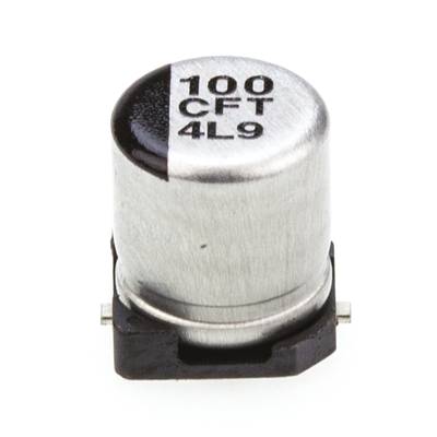 SMD elektrolit kondenzátor 100 µF 16 V 20 % Ø 5 mm Panasonic EEE-FT1C101AR