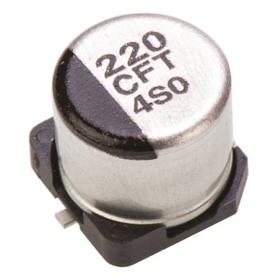 SMD elektrolit kondenzátor 220 µF 16 V 20 % Ø 6,3 mm Panasonic EEE-FT1C221AP