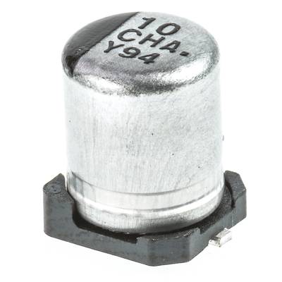 SMD elektrolit kondenzátor 10 µF 16 V 20 % Ø 4 mm Panasonic EEE-HA1C100R