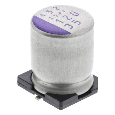 SMD elektrolit kondenzátor 120 µF 35 V 20 % Ø 10 mm Panasonic 35SVPF120M
