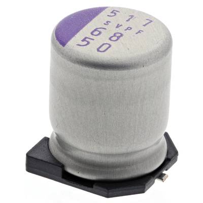 SMD elektrolit kondenzátor 68 µF 50 V 20 % Ø 10 mm Panasonic 50SVPF68M