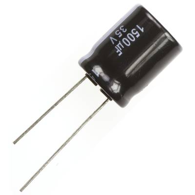 Elektrolit kondenzátor, radiális, álló, RM 7,5 mm 1500 µF 35 V/DC 20 % Ø 16 x 20 mm Panasonic EEUFR1V152S