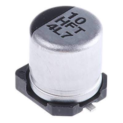 SMD elektrolit kondenzátor 10 µF 50 V 20 % Ø 5 mm Panasonic EEE-FT1H100AR