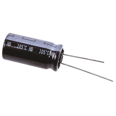 Elektrolit kondenzátor, radiális, álló, RM 5 mm 2200 µF 35 V 20 % Ø 12,5 mm Panasonic EEU-HD1V222