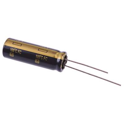 Elektrolit kondenzátor, radiális, álló, RM 5 mm 100 µF 100 V 20 % Ø 10 mm Panasonic EEU-FC2A101L