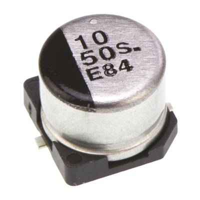 SMD elektrolit kondenzátor 10 µF 50 V 20 % Ø 6,3 mm Panasonic EEE-1HA100SP