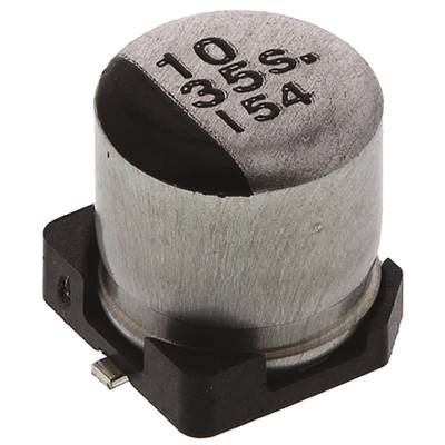 SMD elektrolit kondenzátor 10 µF 35 V 20 % Ø 5 mm Panasonic EEE-1VA100SR
