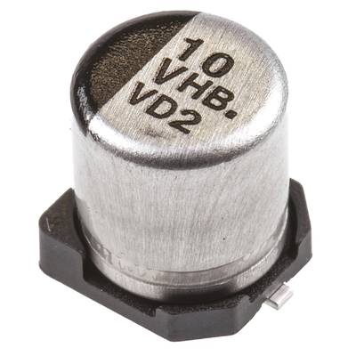 SMD elektrolit kondenzátor 10 µF 35 V 20 % Ø 5 mm Panasonic EEE-HB1V100R