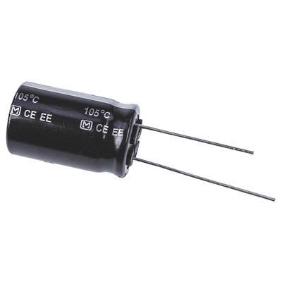 Elektrolit kondenzátor, radiális, álló, RM 7,5 mm 47 µF 400 V 20 % Ø 16 mm Panasonic EEU-EE2G470