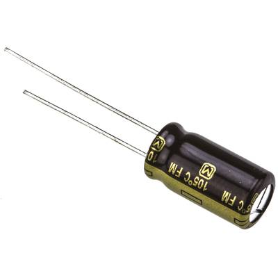 Elektrolit kondenzátor, radiális, álló, RM 3,5 mm 220 µF 35 V 20 % Ø 8 mm Panasonic EEU-FM1V221L