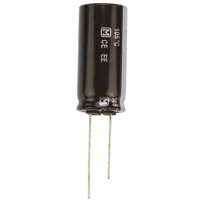 Elektrolit kondenzátor, radiális, álló, RM 7,5 mm 100 µF 400 V 20 % Ø 18 mm Panasonic EEU-EE2G101