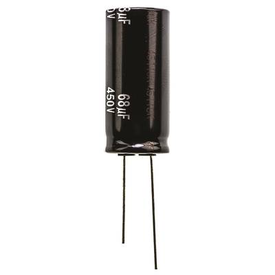 Elektrolit kondenzátor, radiális, álló, RM 7,5 mm 68 µF 450 V 20 % Ø 18 mm Panasonic EEU-EE2W680