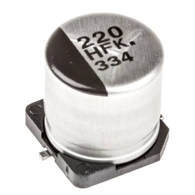 SMD elektrolit kondenzátor 220 µF 50 V 20 % Ø 10,2 mm Panasonic EEEFK1H221GP