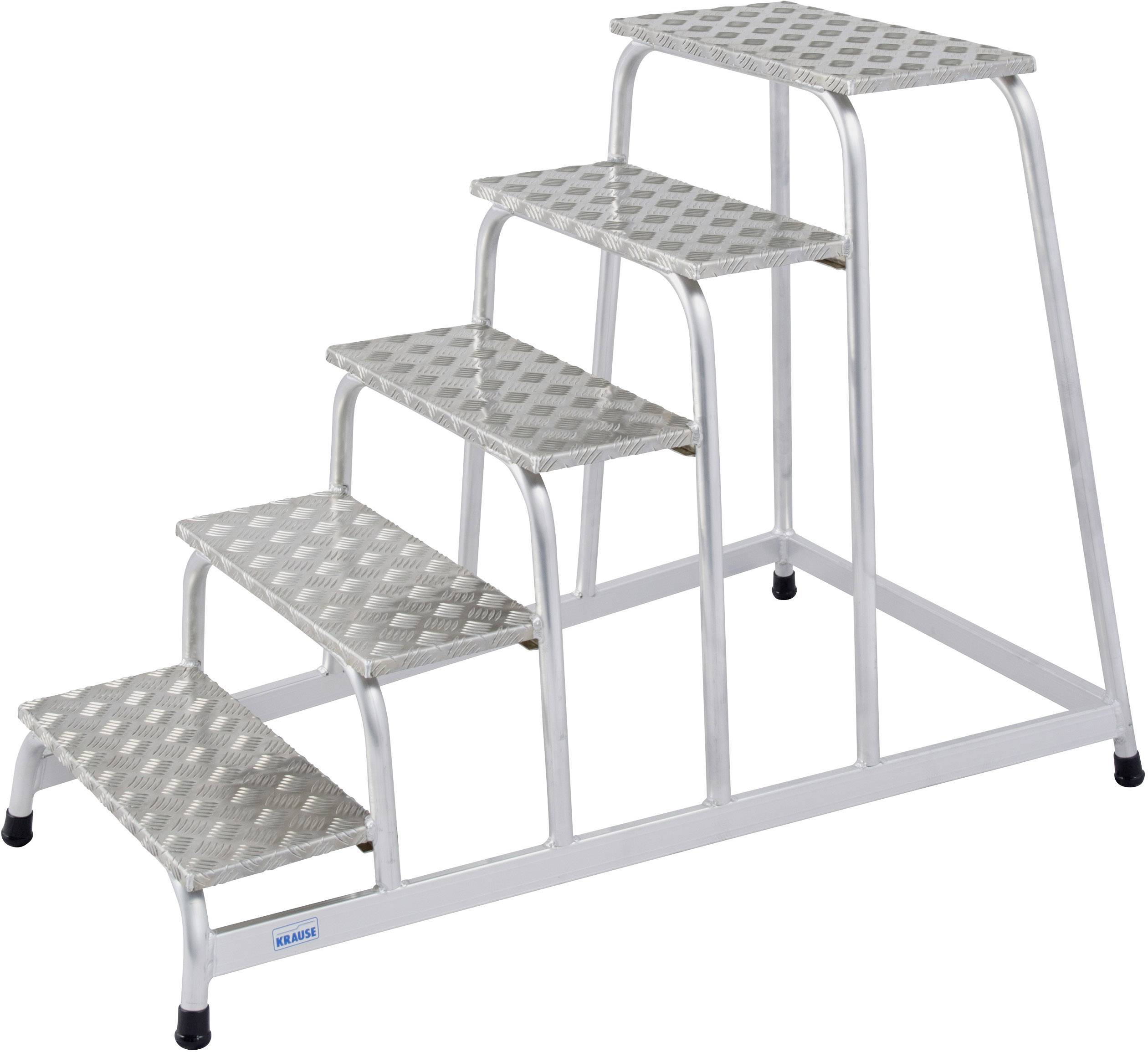 Krause 805058 Alumínium Szerelő fellépő Munkamagasság (max.): 3.00 m Ezüst 12 kg