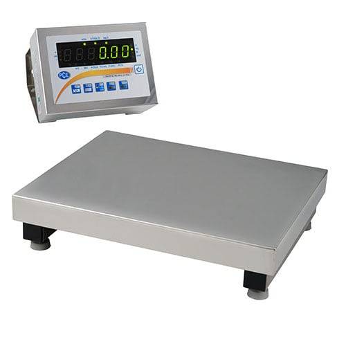 PCE Instruments Platform mérleg PCE-SD 150SST C Mérési tartomány (max.) 300 kg Leolvashatóság 50 g USB-n keresztül üzemeltetett