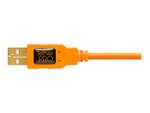 Tether Tools TetherPro USB 2.0 A / MiniB 5 tűs 4,6 m narancssárga
