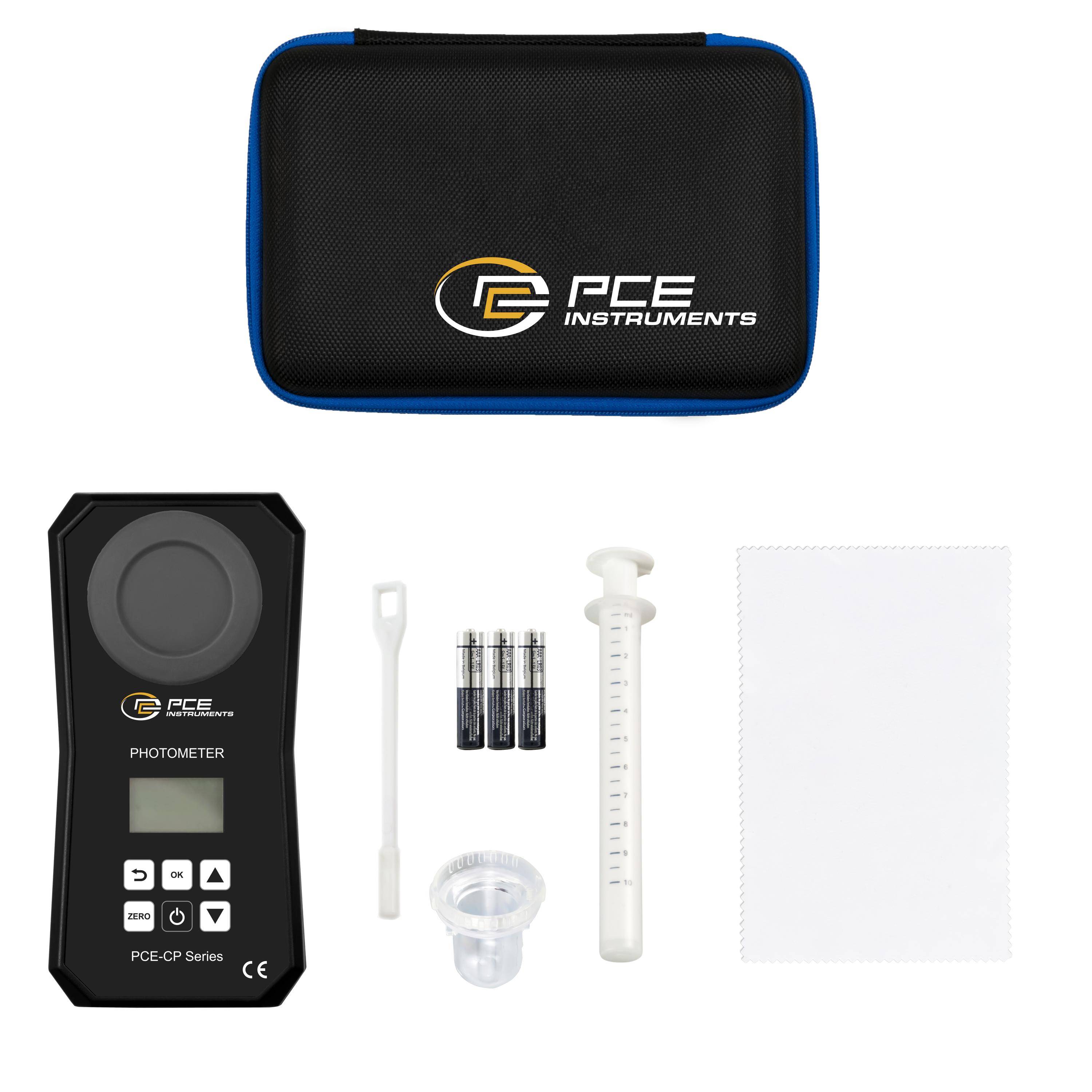 PCE Instruments Kombinált mérőműszer pH érték, Klór, Ciánsav, Bróm, Vas-6