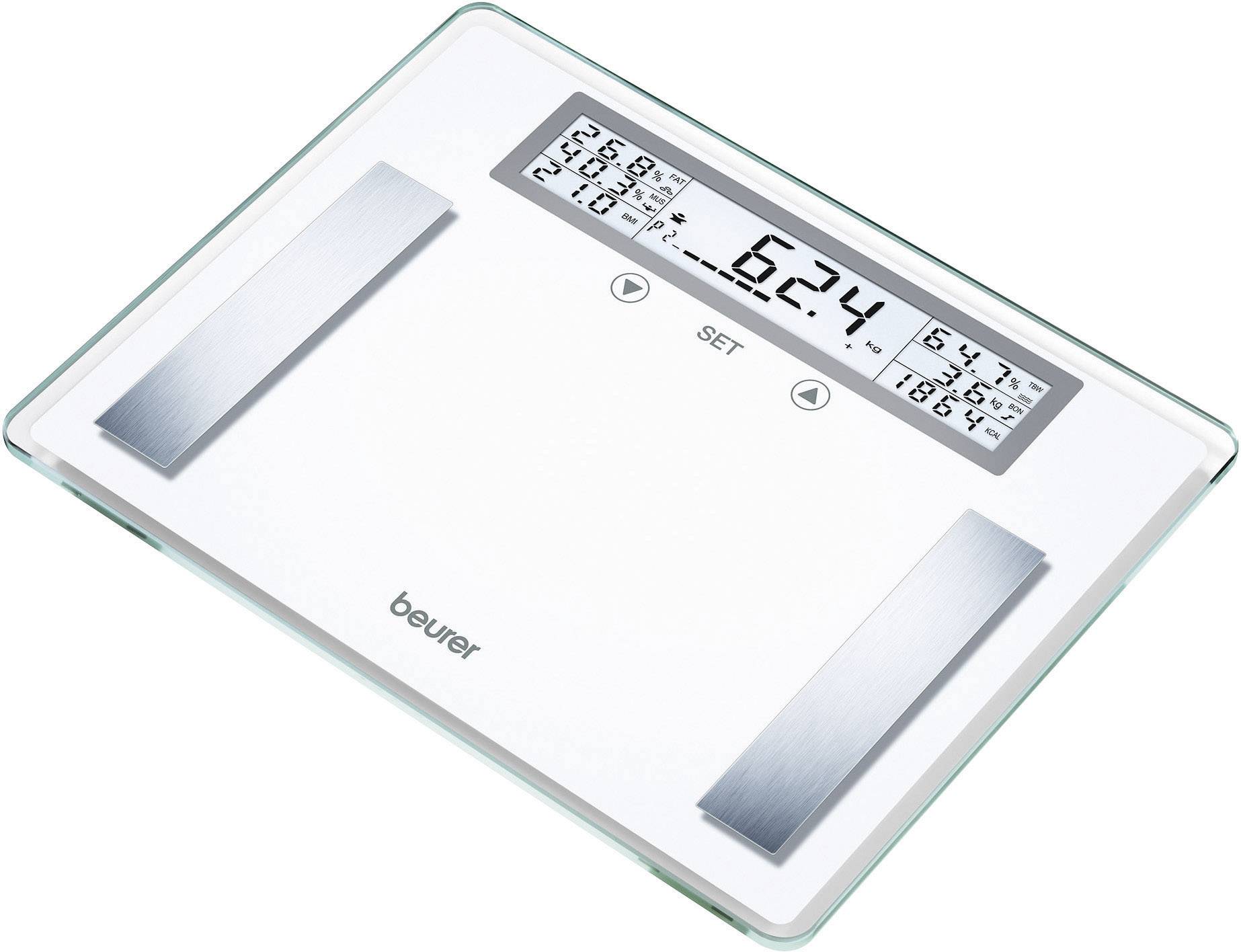 Digitális testanalizáló személymérleg, 200 kg, Beurer BG-51 XXL, 760.20