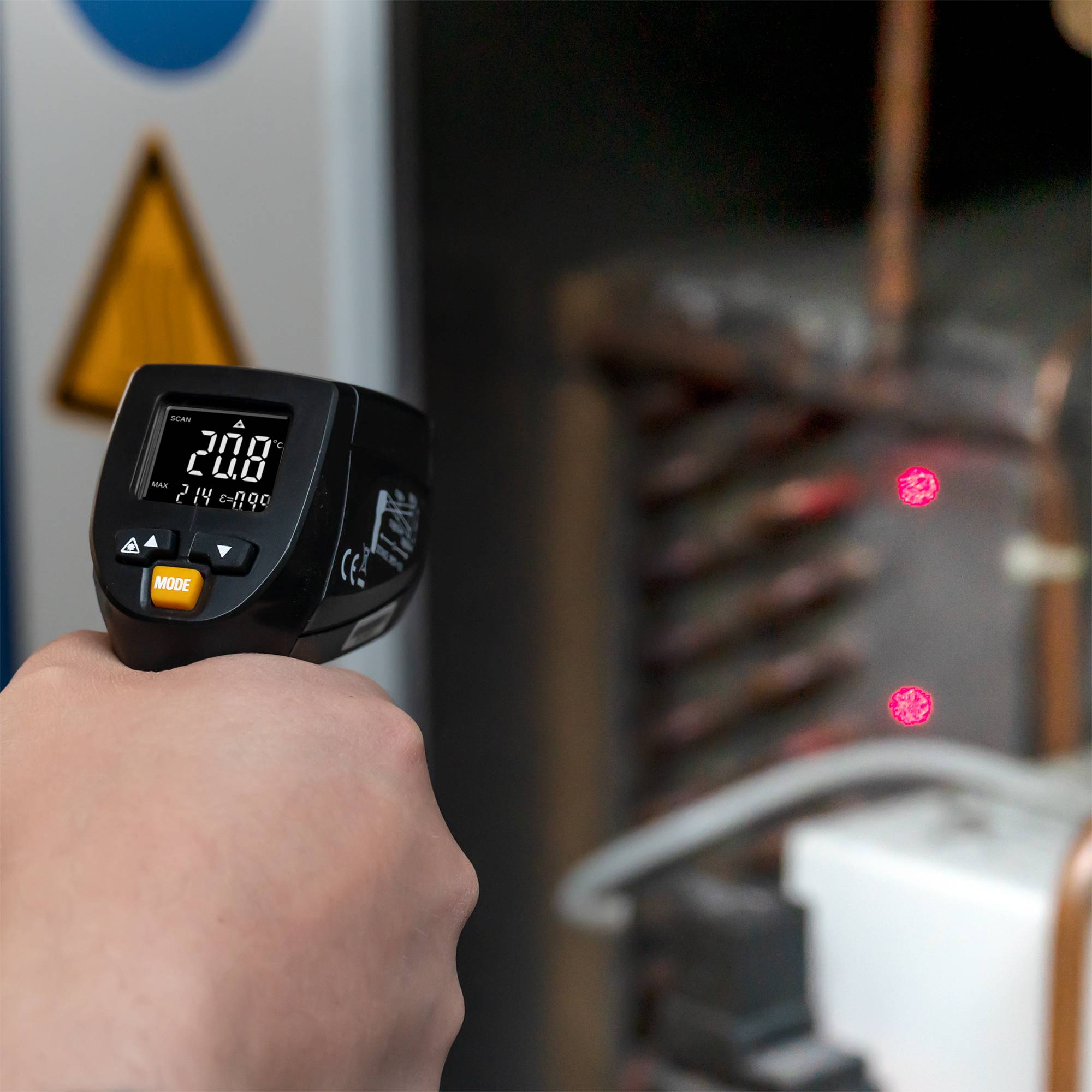 PCE Instruments Infra hőmérő Optika 12:1 -50 - 760 °C-3