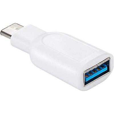 USB C - USB 3.0 átalakító adapter [1x USB-C dugó - 1x USB 3.0 aljzat, A típus] fehér Goobay 66262