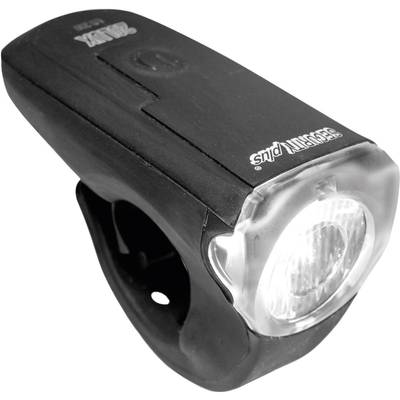 LED-es első kerékpár lámpa, akkus, fekete, Security Plus LS200