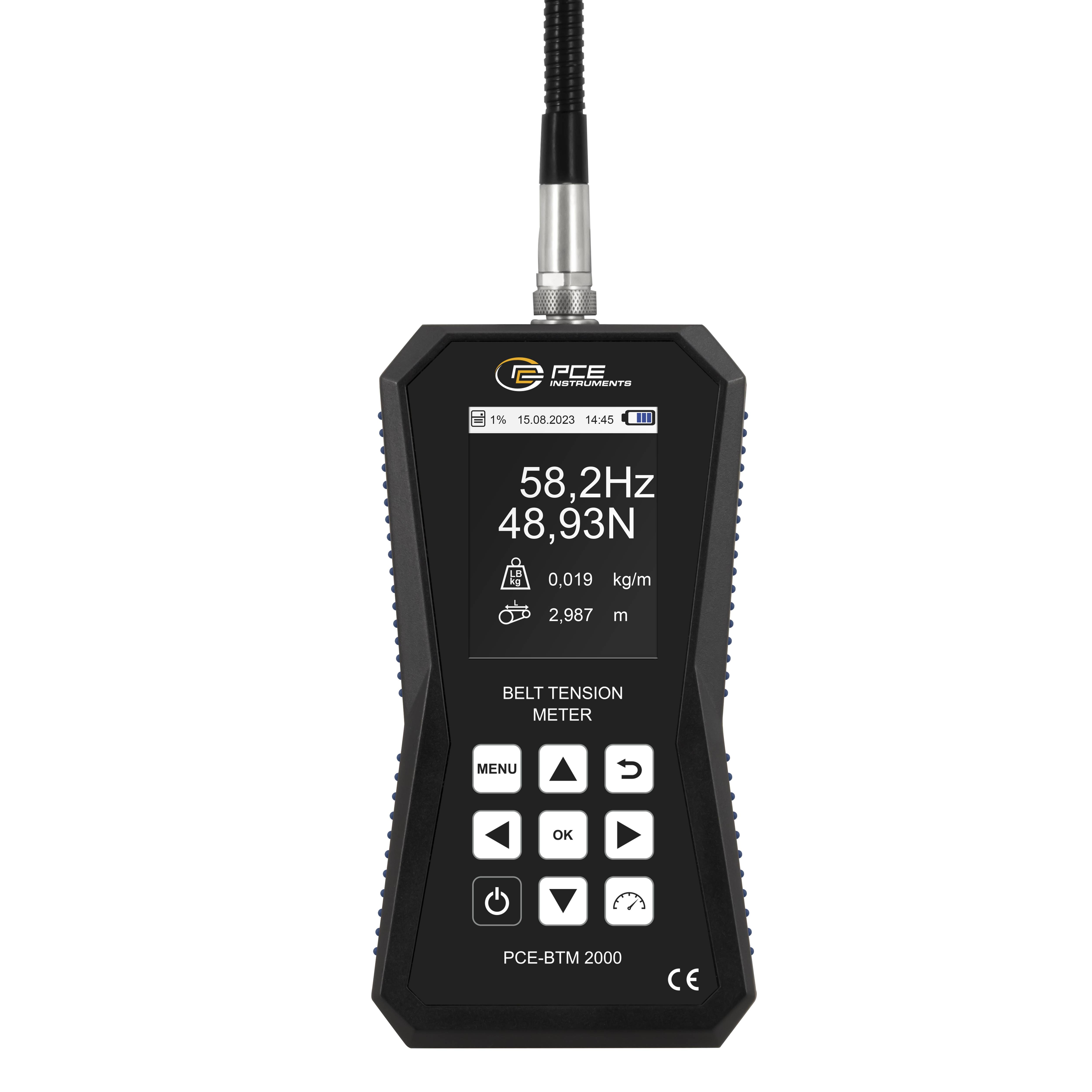 PCE Instruments Erőmérő készülék 10 - 900 N Gyári standard (tanúsítvány nélkül)-1