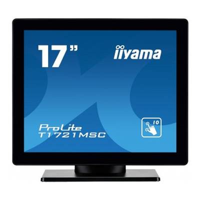 Iiyama ProLite T1721MSC-B1 Érintőképernyős monitor  EEK F (A - G) 43.2 cm (17 coll) 1280 x 1024 pixel 5:4 5 ms Mikrofon 