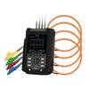 PCE Instruments Power Analyzer hálózat analizáló készülék 3 fázisú, 1 fázisú adatgyűjtő funkcióval, lakatfogóval, Energiamérések, Hibák keresése, elhárítása, Grafikus kijelző